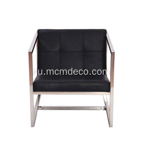 Angle Brushed Stainless Steel Lounge Serokê